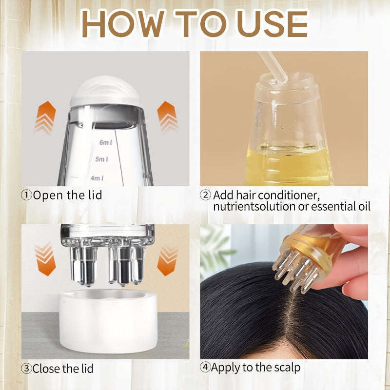 hair oil applicator comb 6ml Pakistan